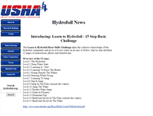 Tablet Screenshot of hydrofoil.org